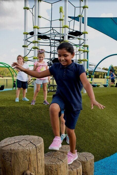 Carrollwood Village Park+featuring+Playground+Grass+synthetic+turf+by+ForeverLawn